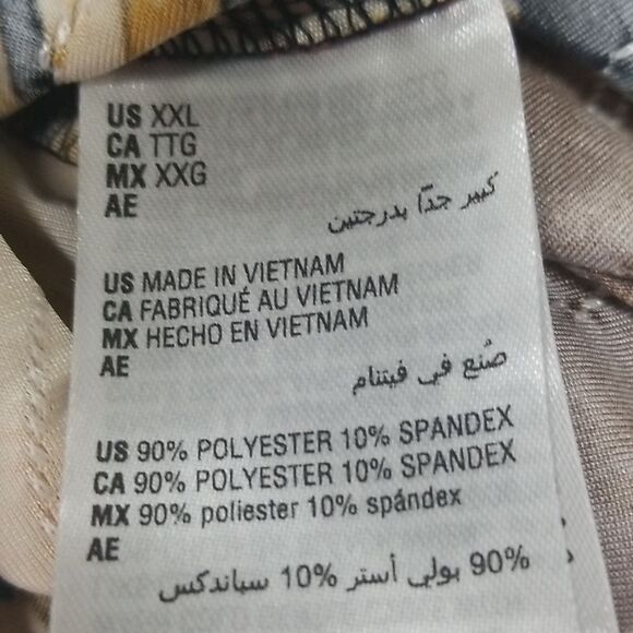 JM Collection Top 3/4 Sleeve Crew Neck Size XXL - Picture 6 of 8